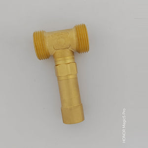 Brass 3-Way Freeze Protection Valve G1'' for Monoblock Heat Pump Systems – Male 1'' NPT Threaded, DN25, Anti-Freeze Valve Component