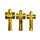 Brass Male 1 1/4'' Freeze Protection Valve with Air Vent for Integrated Heat Pump Systems – Anti-freeze Automatic Drain at 1–4°C