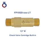 Brass G1/2'' Male Instant Hot Water Valve for Self-Actuated Temperature Control Zero Cold Water – Automatic Flow Control at 33–39°C, Enables On-Demand Hot Water in Homes and Commercial Buildings