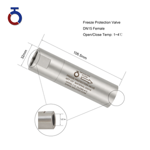 Stainless Steel 316 Freeze Protection Valve for Emergency Showers & Eye Wash Systems – Thermostatic, Automatic Drain at 1–4°C, Corrosion-Resistant