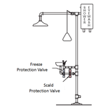 Stainless Steel 316 Freeze Protection Valve for Emergency Showers & Eye Wash Systems – Thermostatic, Automatic Drain at 1–4°C, Corrosion-Resistant