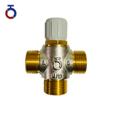 DN20 3 Way Mixing Diverting Thermostatic Valve for Solar Hot Water & Heat Pump – Brass, Customizable Temperature (45°C / 37°C)